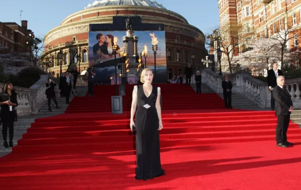 Kate Winslet ،كيت وينسلت، 2012، العرض الاول لفيلم تيتانيك 3d في لندن (مصدر الصورة :Dave J Hogan/Getty Images)