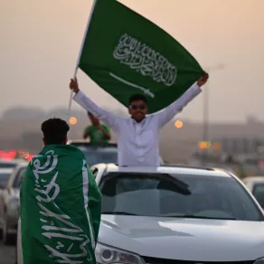 الصورة من احتفالات السعودية باليوم الوطني السعودي الـ93
