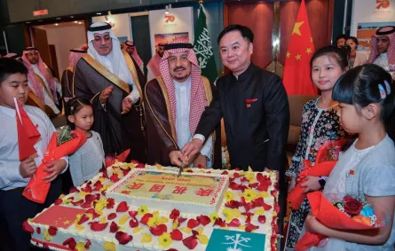 سفارة الصين في السعودية تحتفل بالذكرى السنوية الـ 70 لتأسيسها
