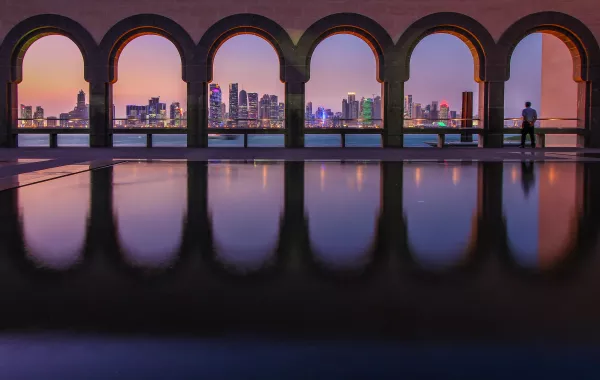 اعتماد لوسيل عاصمة للثقافة في العالم الإسلامي 2030. الصورة من موقع unsplash by Florian Wehde