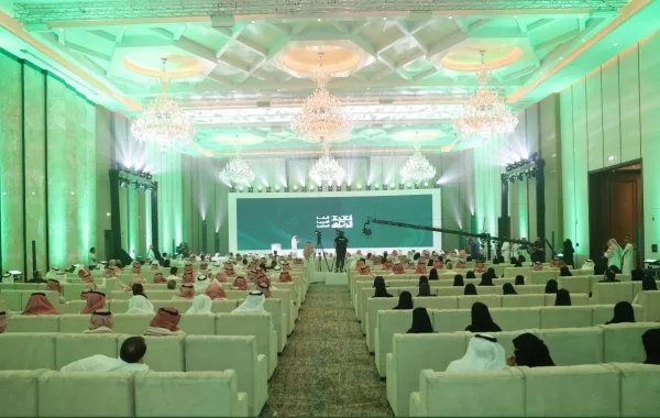 حفل إطلاق معجم الرياض. الصورة من حساب مجْمع الملك سلمان العالمي للغة العربية على منصة x