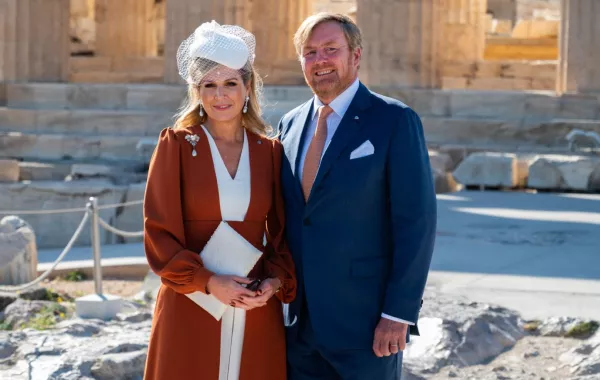 الملك ويليم الكسندر Willem-Alexander (والملكة ماكسيما Queen Maxima - (مصدر الصورة:  Angelos Tzortzinis / AFP)