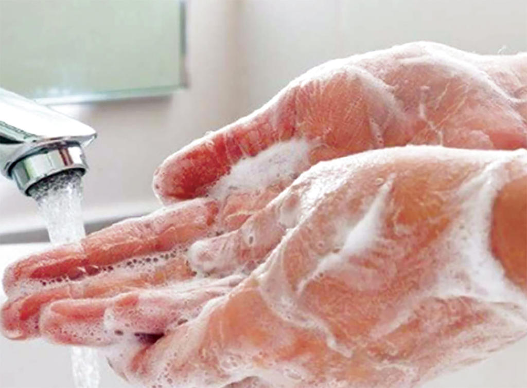 اقناع المجتمع بضرورة غسل اليدين