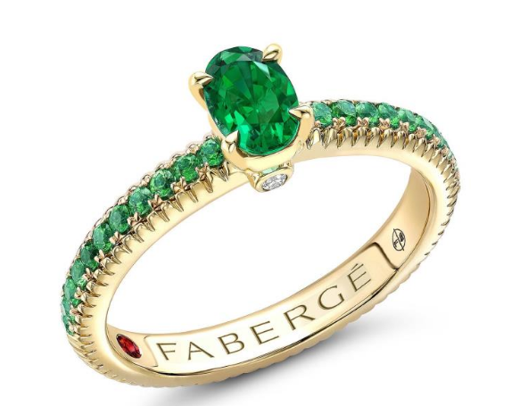 خاتم ألوان الحب من فابرجيه Faberge
