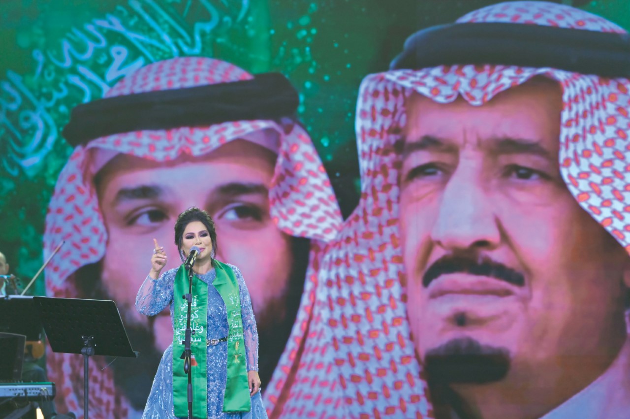 نوال الكويتية نالها نصيب من الأغنية الوطنية السعودية