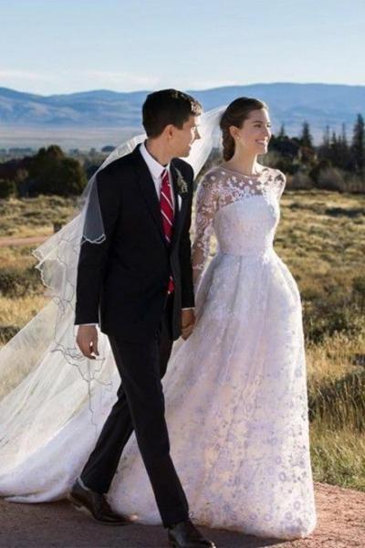 فستان زفاف أليسون ويليامز Allison Williams