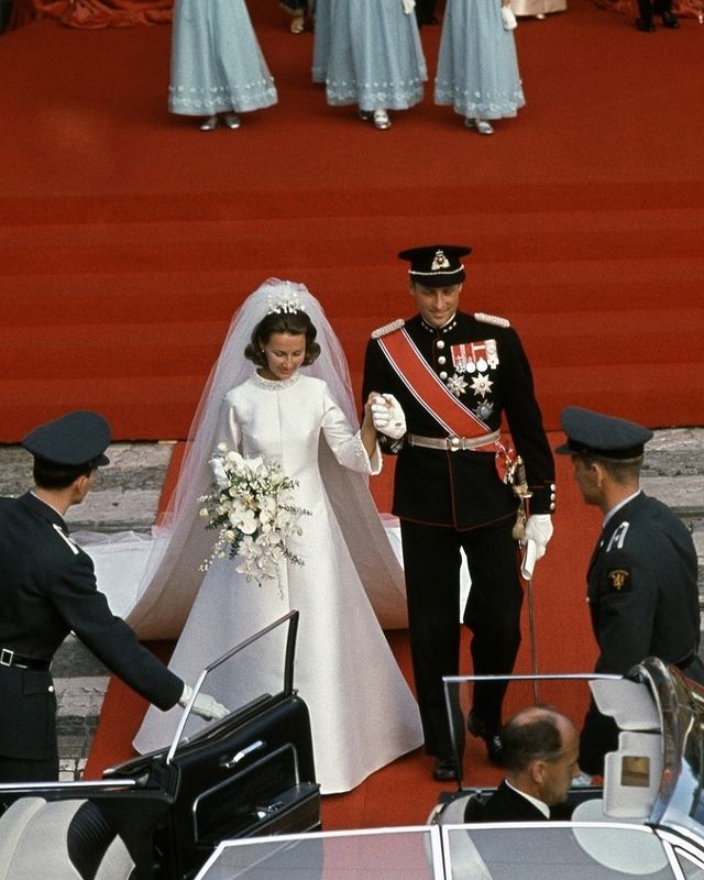 زواج الملك هيرالد والملكة سوني- الصورة من موقع Europe Royals