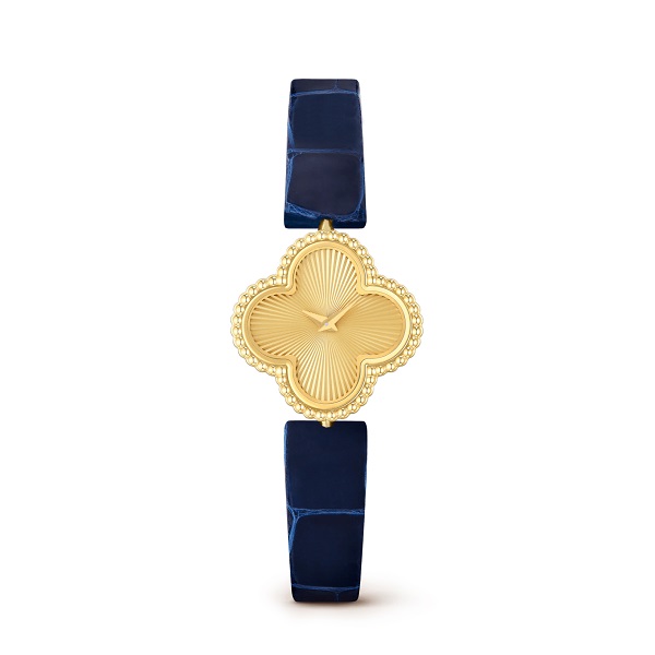 ساعة يد صغيرة بالذهب الأصفر من دار فان كليف أند آربلز Van cleef & Arpels