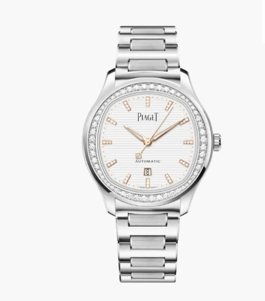 ساعة يد فولاذية فاخرة من بباجيه Piaget 