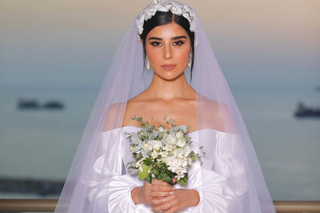 فستان زفاف زينة مكي