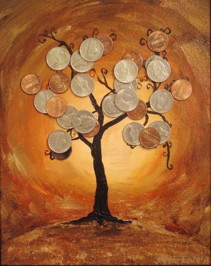 شكل شجرة النقود