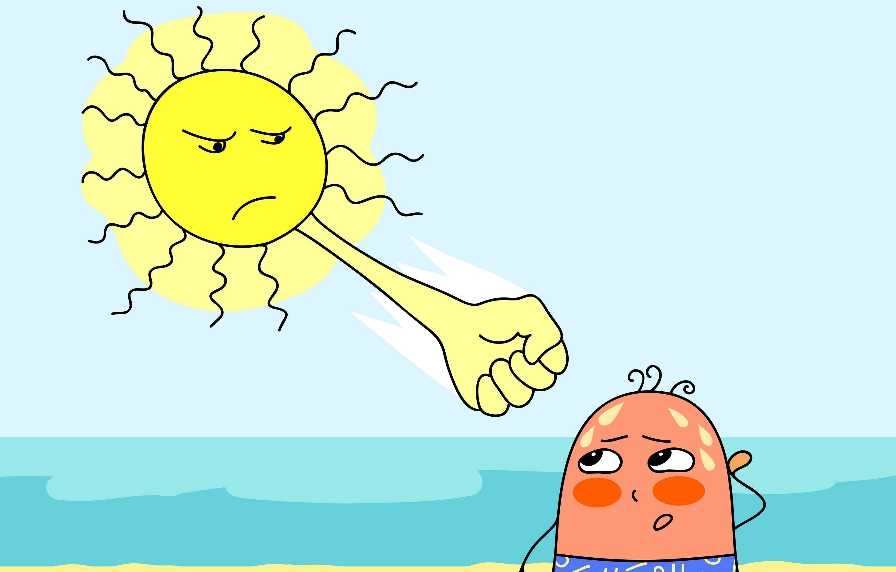 Солнце сильно палит. Солнечный удар. Тепловой и Солнечный удар. Солнечный удар картинки. Профилактика солнечного и теплового удара.