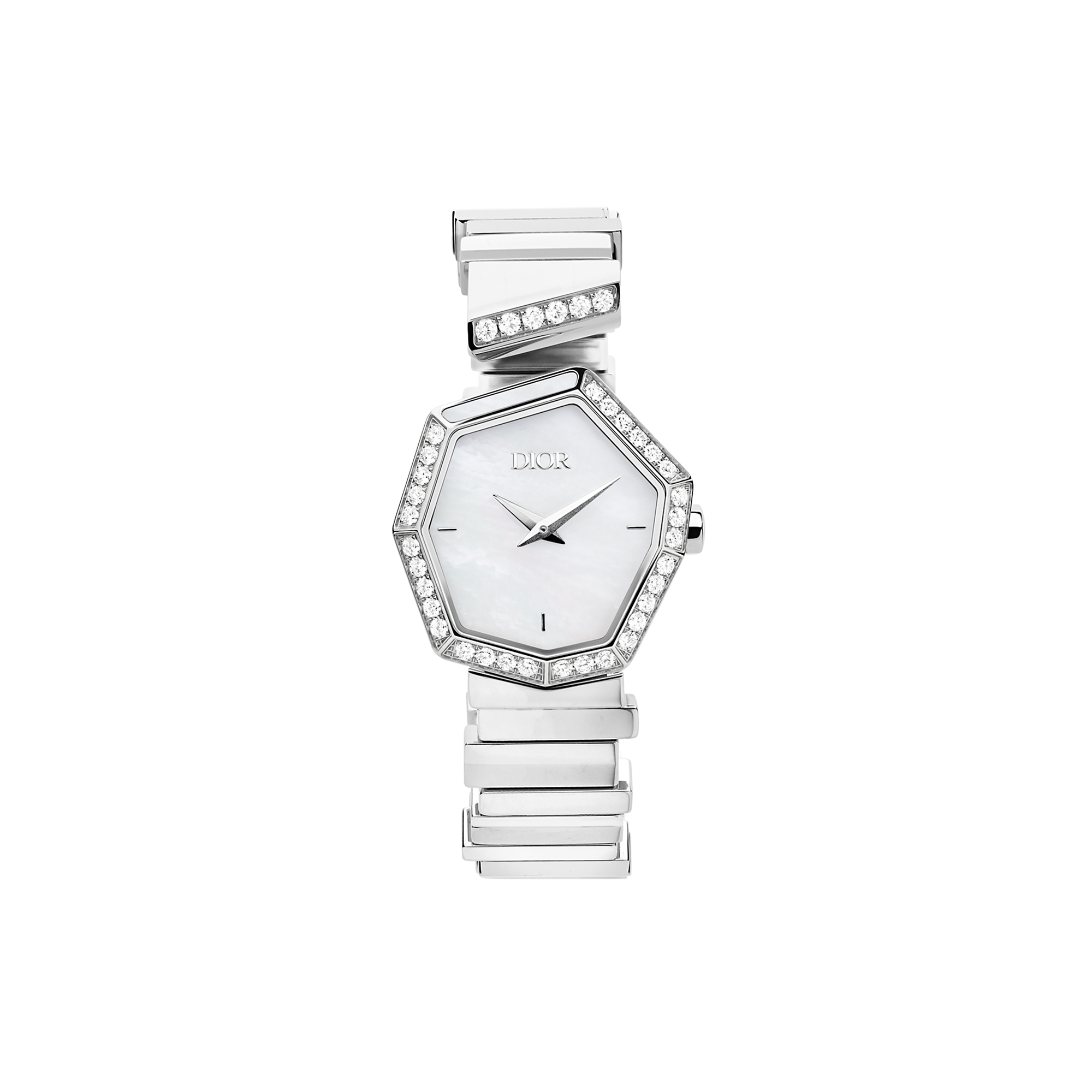 ساعة من الألماس الأبيض من ديور Dior