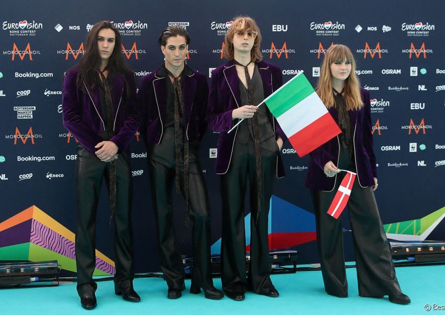 المجموعة الغنائية الإيطالية الفائزة بالمرتبة الأولى- الصورة من فرانس براس