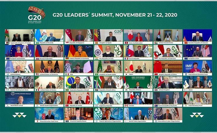 انطلاق أعمال الدورة 15 لقمة العشرين افتراضياً