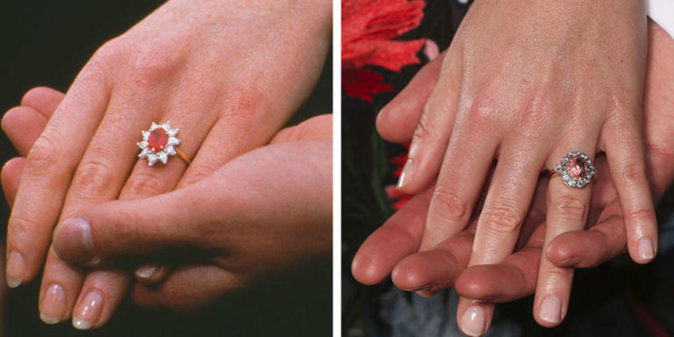 الفرق بين خاتم خطوبة الأميرة آن الأولى والثانية
