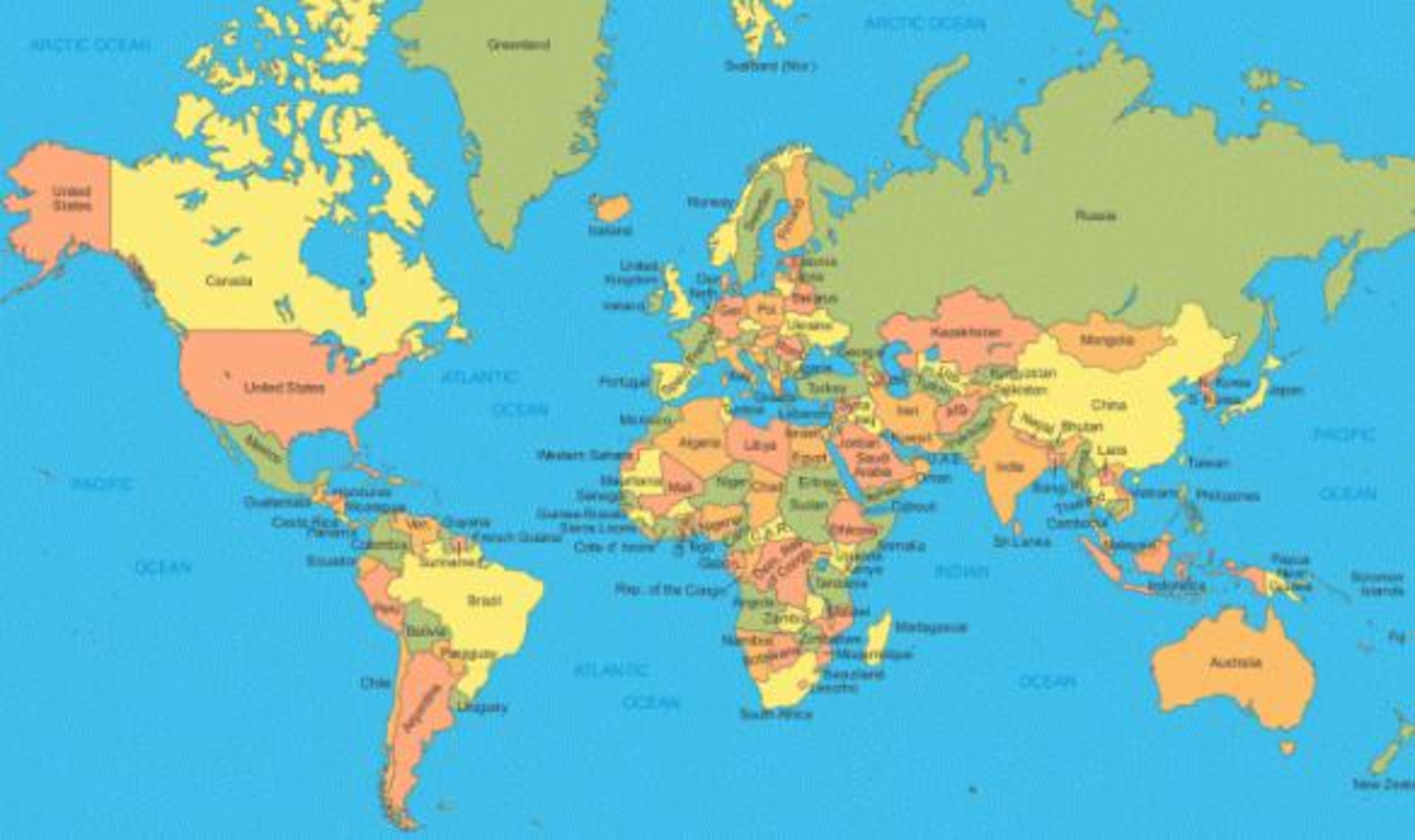 العالم خارطة خريطة العالم