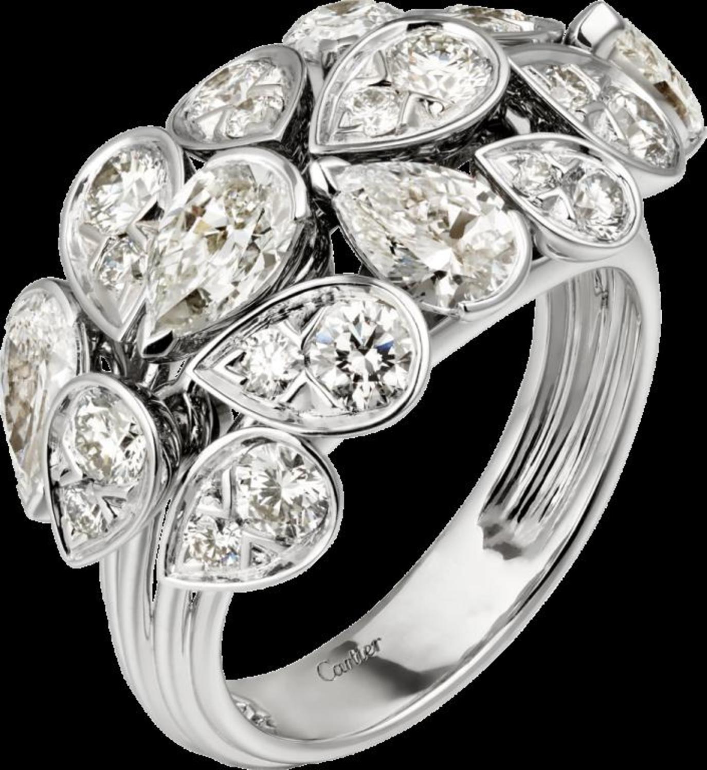 خاتم الماس من ماركة جورج جنسن