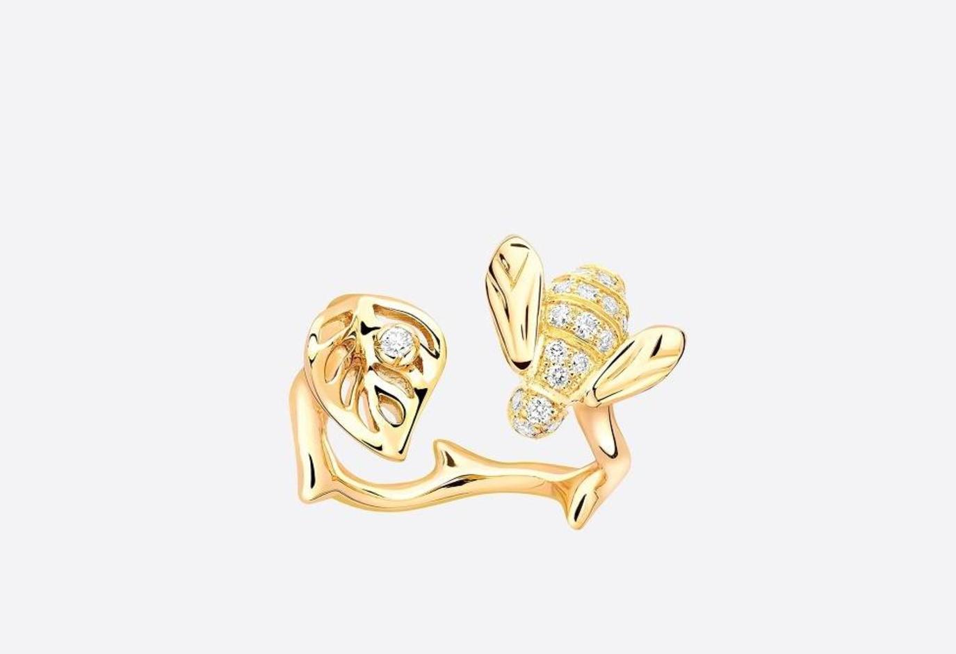 Dior diamond open ring