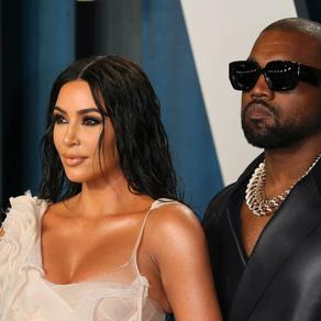 Kim Kardashian and Kanye West at The Wallis Annenberg Center for the Performing Arts in Beverly Hills on February 9, 2020. Jean-Baptiste Lacroix / AFP