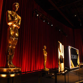 The stage is set for the 95th Academy Awards nominations announcement at the Samuel Goldwyn Theater in Beverly Hills, California, on January 24, 2023. VALERIE MACON / AFP