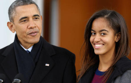 ماليا اوباما تلتحق بجامعة هارفارد بعد اجازة سنة واحدة