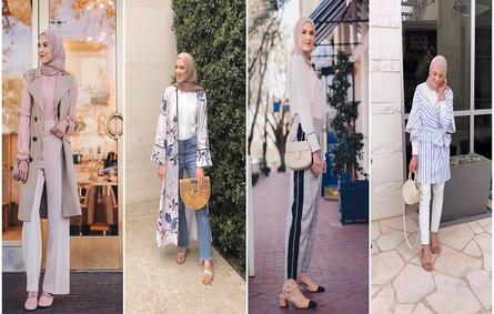 للمحجبات : مدونة الموضة لينا أسعد تلهمك إطلالة حجاب عصرية