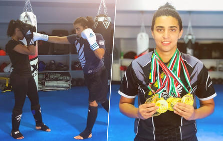 فتيات الكويت يقبلن على الرياضات القتالية بقوة