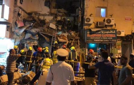 إصابة 20 شخصًا جراء انهيار مبنى سكني في البحرين