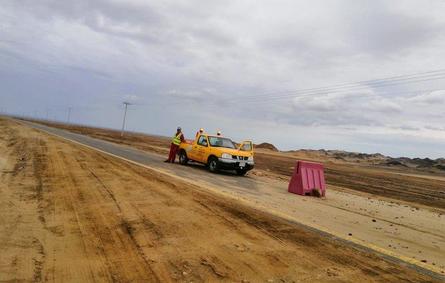 وزارة النقل السعودية تفتح طريق "نبط - ينبع" بعد إغلاقه بسبب السيول