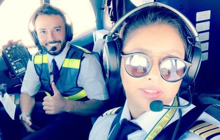 ياسمين الميمني لـ«سيدتي»: فخورة بتعييني أول مساعدة طيار في السعودية