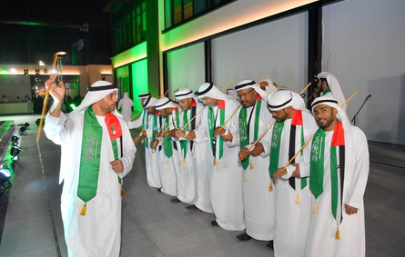 سفارة الإمارات تشارك السعوديين فرحة العيد الوطني