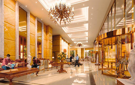 لأول مرة في العالم فندق مطلي بألف كيلو غرام من الذهب في فيتنام