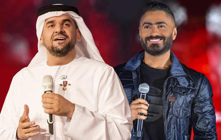تنظيم «فولاذي» ونجاح «بالبنط العريض» لحفل تامر حسني وحسين الجسمي في دبي