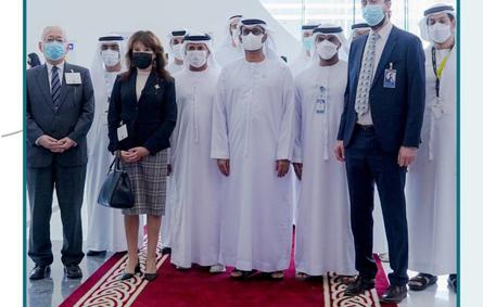 افتتاح معرض نجاح أبو ظبي - الصورة من حساب وزارة التربية والتعليم بتويتر