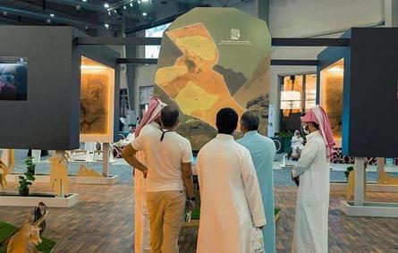 جناح محمية الملك سلمان في معرض الصقور