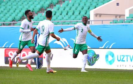 فوز المنتخب السعودي على البنجلاديشي- الصورة من حساب كأس آسيا على تويتر