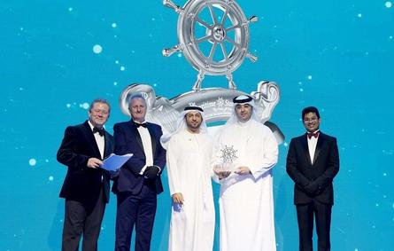 موانئ دبي تفوز بجائزة أفضل مشغل للمحطات البحرية وجائزة الابتكار والتكنولوجيا. الصورة من تويتر DP World UAE
