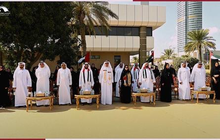 المجلس الوطني الاتحادي يحتفل بعيد الاتحاد الخمسين لدولة الإمارات - الصورة من حساب المجلس على تويتر