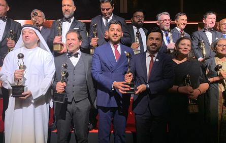 "12 جائزة محلية وعربية وعالمية تحصدها منصة إيفاد . الصورة من "تويتر شرطة دبي