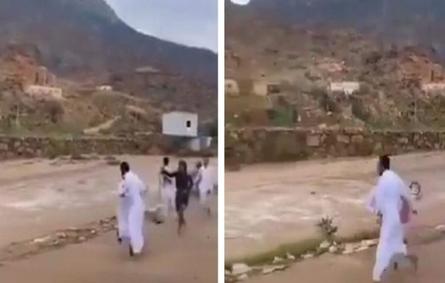 بطولة شاب سعودي بإنقاذ طفل من الغرق تشعل تويتر