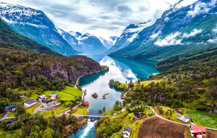 أماكن مناسبة للاستمتاع بشهر العسل في النرويج