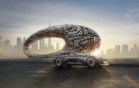 السيارة التجريبية سكاي سفير تعرض في دبي للمرة الأولى في الشرق الأوسط
