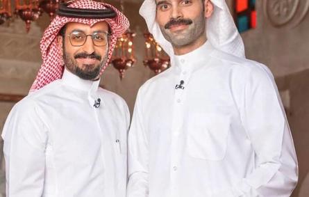 الدكتور سعود بوشهري مع خالد صقر في السعودية - الصورة من حسابه على الانستجرام 