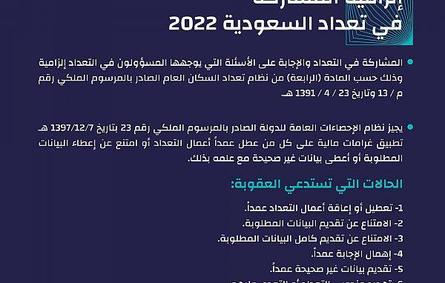 المشاركة في تعداد السعودية 2022 - الصورة من واس