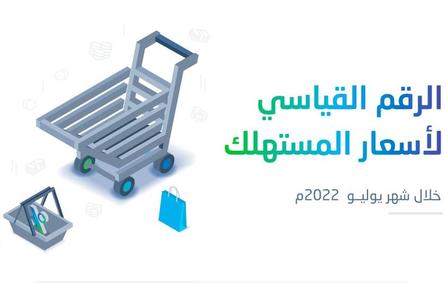 ارتفاع مؤشر الرقم القياسي لأسعار المستهلك في السعودية بنسبة 2.7% خلال يوليو 2022