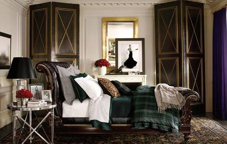 غرفة نوم بطابع كلاسيكي من رالف لورين Ralph Lauren 