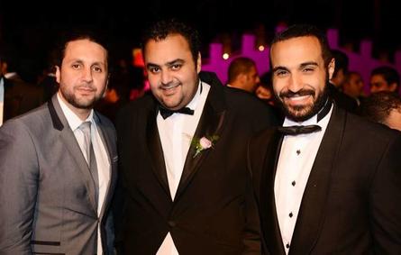 الثلاثي شيكو وأحمد فهمي وهشام ماجد - صورة من حساب شيكو على فيسبوك
