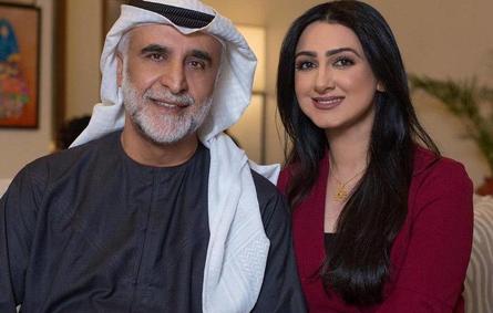 هيفاء حسين مع زوجها الفنان حبيب غلوم - صورة من حسابها الرسمي على انستغرام