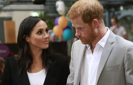 Britain's Prince Harry and wife Meghan, Duke and Duchess of Sussex visit the Dogpatch startup hub in Dublin on the final day of their trip on July 11, 2018.  Nick Bradshaw / it_freelance / POOL / AFP